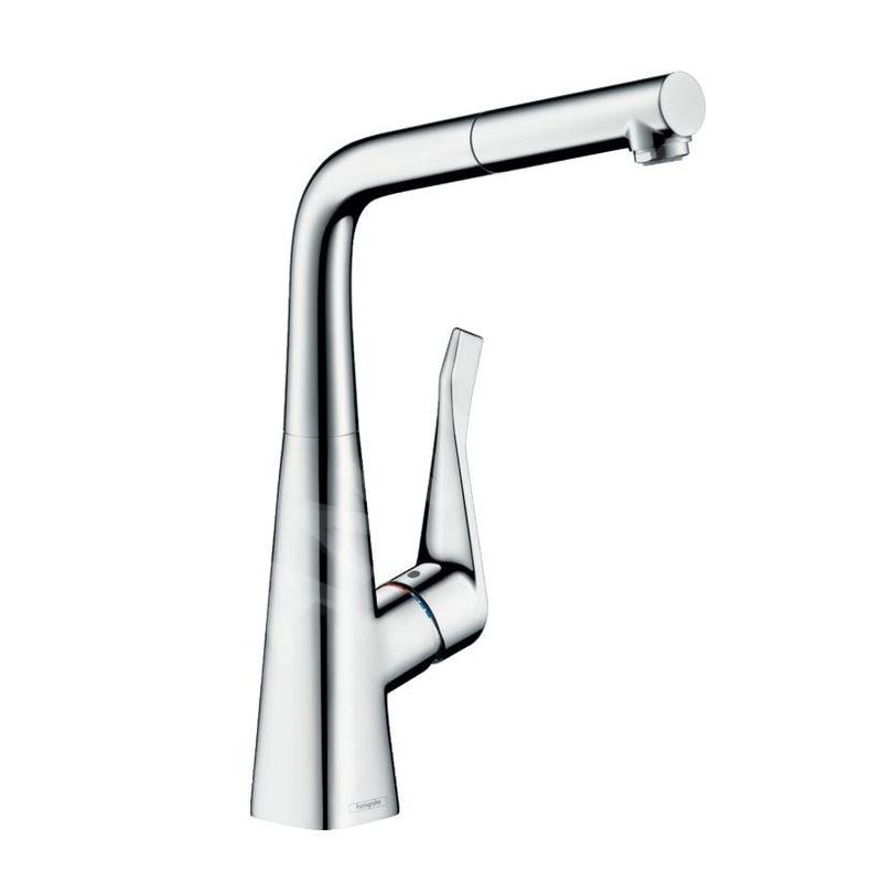 Hansgrohe Metris New - Mitigeur de cuisine 320 avec bec extractible, chrome 14821000 Hansgrohe Metris New - Mitigeur de cuisine 320 avec bec extractible, chrome 14821000