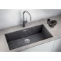 Blanco Subline 700 - Évier en Silgranit, 730x460 mm, InFino, gris rocher 523443