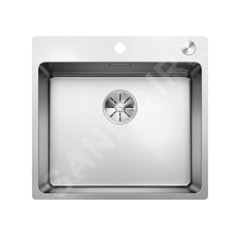 Blanco Andano 500 - Évier 540x500 mm avec commande excentrique PushControl, inox 525245 Blanco Andano 500 - Évier 540x500 mm avec commande excentrique PushControl, inox 525245