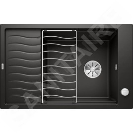 Blanco Elon XL 6 - Évier en silgranit, 780x500 mm, avec commande de vidage et accessoires, noir 525882