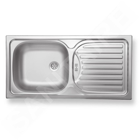Novaservis Éviers - Évier 435x860 mm, inox DR43/86
