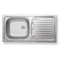Novaservis Éviers - Évier 435x860 mm, inox DR43/86
