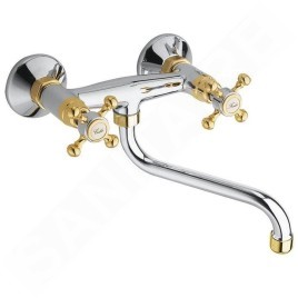 Sapho Reitano Rubinetteria Antea - Mitigeur d'évier Antea, chrome/or 3062