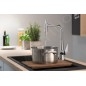 Hansgrohe Talis Select M51 - Mitigeur d'évier M5117-H300 avec douchette extractible, sBox, chrome 73867000