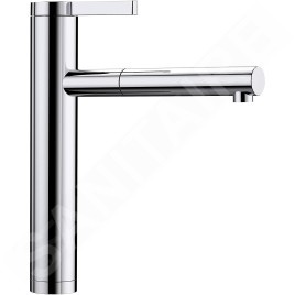 Blanco Linee S - Mitigeur d’évier avec douchette extractible, chrome 517591