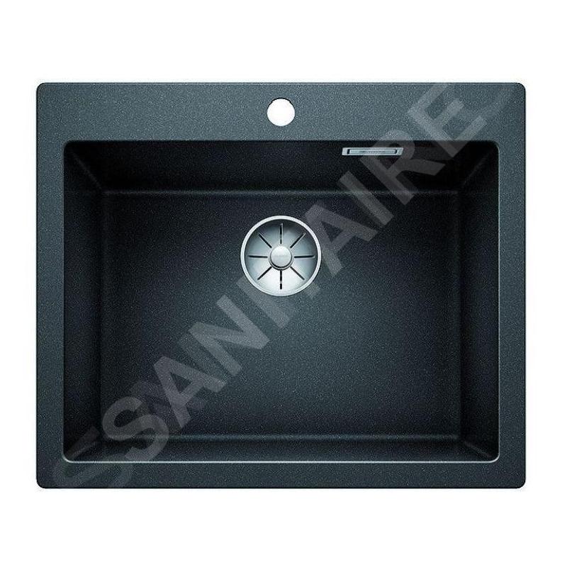 Blanco Pleon 6 - Évier en silgranit, 615x510 mm, noir 525953