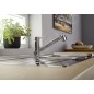 Blanco Wega S - Mitigeur d'évier avec douchette extractible, chrome 526416