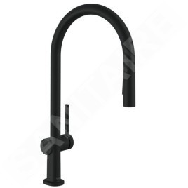 Hansgrohe M54 - Mitigeur d’évier Talis avec douchette extractible, sBox, noir mat 72801670