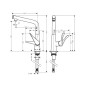 Hansgrohe Metris New - Mitigeur d’évier 320, chrome 14883000