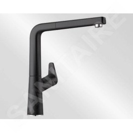 Blanco Avona S - Mitigeur d'évier avec bec extractible, noir 526170