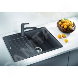 Blanco Zia 45 - Évier en silgranit, 680x500 mm, Compact, noir 526009