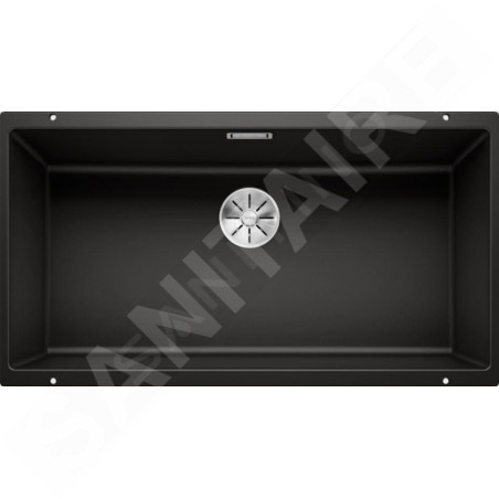 Blanco Subline 800 - Évier en silgranit, 830x460 mm, noir 526005