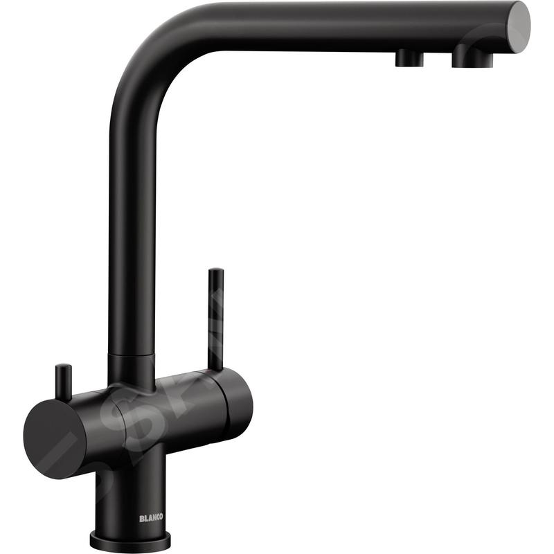 Blanco Fontas II - Mitigeur d'évier avec fonction filtrante, noir mat 526670