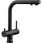 Blanco Fontas II - Mitigeur d'évier avec fonction filtrante, noir mat 526670