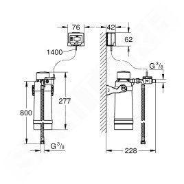 Grohe Red - Filtre avec tête filtrante 40438001