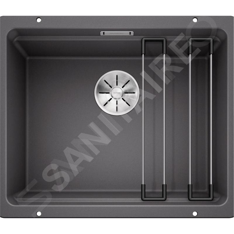 Blanco Etagon 500 - Évier en Silgranit, 530x460 mm, avec rail, gris rocher 522228 Blanco Etagon 500 - Évier en Silgranit, 530x460 mm, avec rail, gris rocher 522228