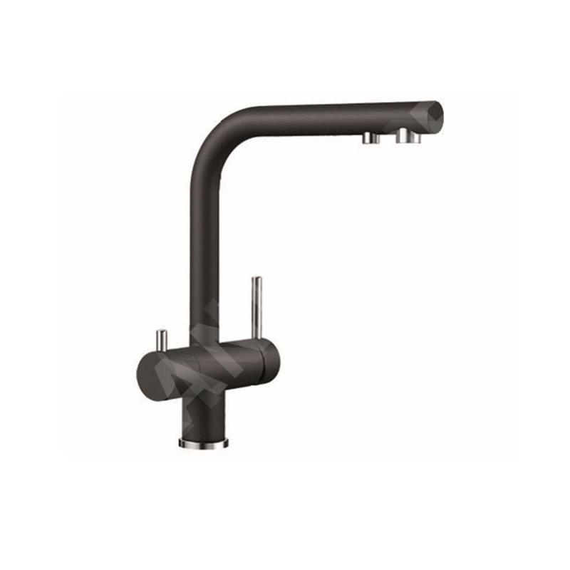 Blanco Fontas II - Mitigeur d'évier avec fonction de filtre, noir 526157