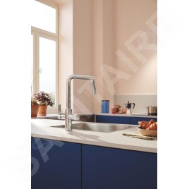 Grohe Blue Pure - Mitigeur d'évier Start avec fonction filtrante, chrome 30595000