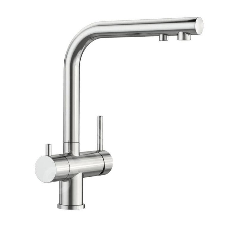 Blanco Fontas II - Robinetterie d’évier avec fonction filtrante, inox 523129 Blanco Fontas II - Robinetterie d’évier avec fonction filtrante, inox 523129