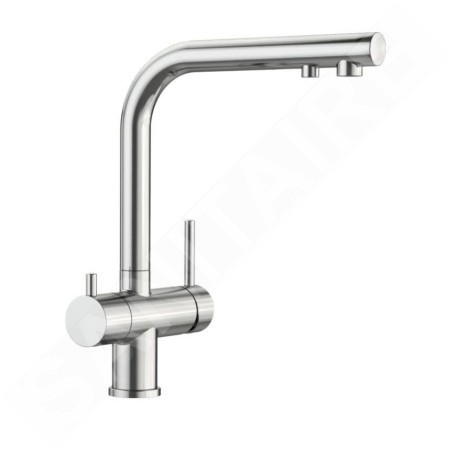 Blanco Fontas II - Robinetterie d’évier avec fonction filtrante, inox 523129