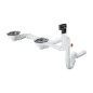 Hansgrohe Garnitures de vidage - Kit de trop-plein pour évier granit, deux bacs, chrome 43928000