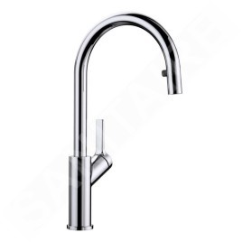 Blanco Carena S - Mitigeur d’évier avec douchette extractible, chrome 520767