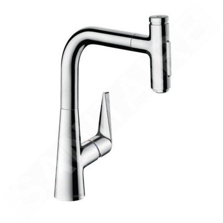 Hansgrohe Talis Select M51 - Mitigeur d'évier Talis Select avec douchette extractible, chrome 72824000