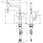 Hansgrohe Metris Select - Mitigeur d’évier 240 avec bec extractible, chrome 14857000