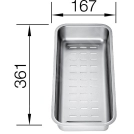Blanco Accessoires - Vide-sauce Zenar pour évier, inox 223077