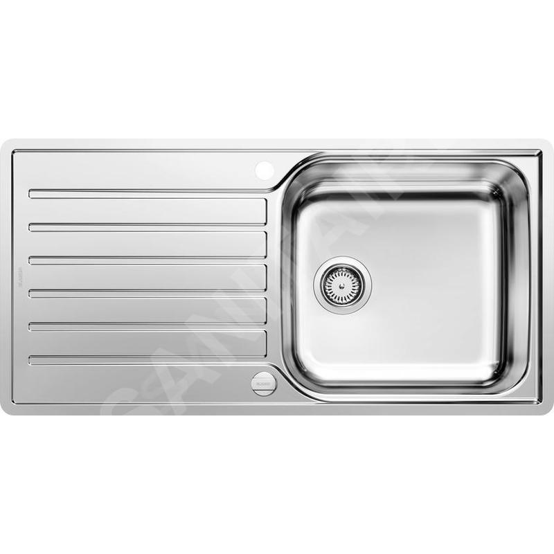 Blanco Lantos XL 6 - Évier, 1000x500 mm, avec commande du vidage, inox brossé 519709