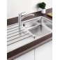 Blanco Lantos XL 6 - Évier, 1000x500 mm, avec commande du vidage, inox brossé 519709