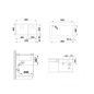 Blanco Subline 480/320 - Évier en Silgranit, 855x460 mm, InFino, bac à gauche, anthracite 523584 Blanco Subline 480/320 - Évier en Silgranit, 855x460 mm, InFino, bac à gauche, anthracite 523584