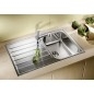 Blanco Livit 45 - Évier, 860x500 mm, inox brossé 514786