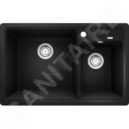 Blanco Legra 8 - Évier en silgranit, 780x500 mm, noir 526223