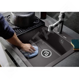 Blanco Naya 5 - Évier en silgranite, 515x510 mm, anthracite 526579