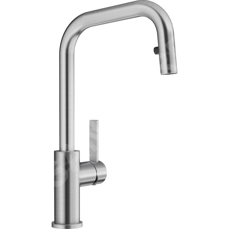 Blanco Jandora S - Mitigeur d'évier avec bec extractible, inox brossé 526614