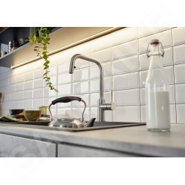 Blanco Jandora S - Mitigeur d'évier avec bec extractible, inox brossé 526614
