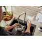 Blanco Jandora S - Mitigeur d'évier avec bec extractible, inox brossé 526614