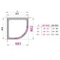 Kermi CADA XS - Cabine de douche 90x90 cm, argent brillant/verre transparent CKR5009020VPK Kermi CADA XS - Cabine de douche 90x90 cm, argent brillant/verre transparent CKR5009020VPK