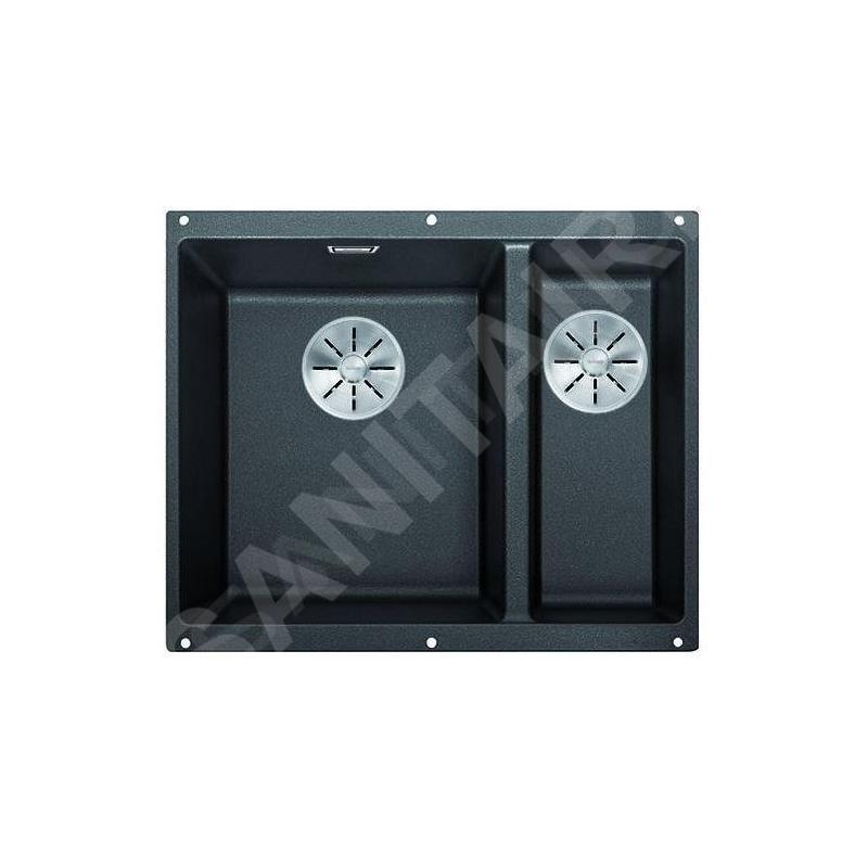 Blanco Subline 340/160 - Évier en Silgranit, 555x460 mm, InFino, bac à gauche, anthracite 523548 Blanco Subline 340/160 - Évier en Silgranit, 555x460 mm, InFino, bac à gauche, anthracite 523548