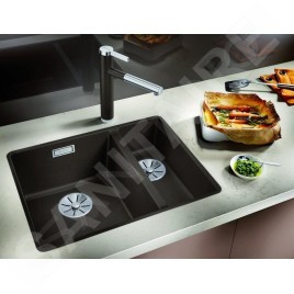 Blanco Subline 340/160 - Évier en Silgranit, 555x460 mm, InFino, bac à gauche, anthracite 523548