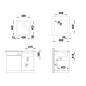 Blanco Subline 400 - Évier en silgranit, 430x460 mm, InFino, tartufo 523429