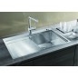 Blanco Divon II - Évier, 860x510 mm,avec égouttoir et commande excentrique , inox 521658 Blanco Divon II - Évier, 860x510 mm,avec égouttoir et commande excentrique , inox 521658