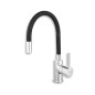 Novaservis Ferro - Robinetterie d’évier avec bec flexible, noir/chrome 70710,0C Novaservis Ferro - Robinetterie d’évier avec bec flexible, noir/chrome 70710,0C