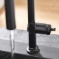Hansgrohe M54 - Mitigeur d’évier Talis avec manchon de fermeture extractible, noir mat 72802670