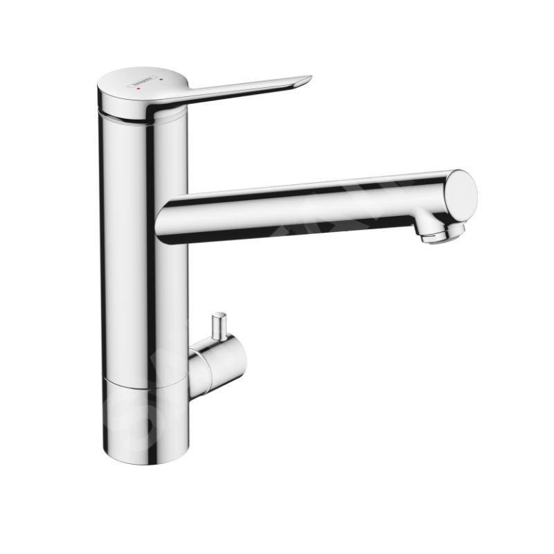 Hansgrohe Zesis M33 - Mitigeur d'évier 200, vanne d'arrêt, CoolStart, chrome 74807000
