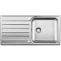 Blanco Livit XL - Évier, 1000x500 mm, avec commande du vidage, inox brossé 518519