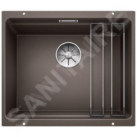 Blanco Etagon 500 - Évier en silgranit, 530x460 mm, avec rails, café 522236