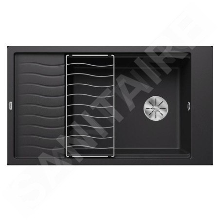 Blanco Elon XL 8 - Évier en silgranit, 860x500 mm, avec accessoires, noir 525886