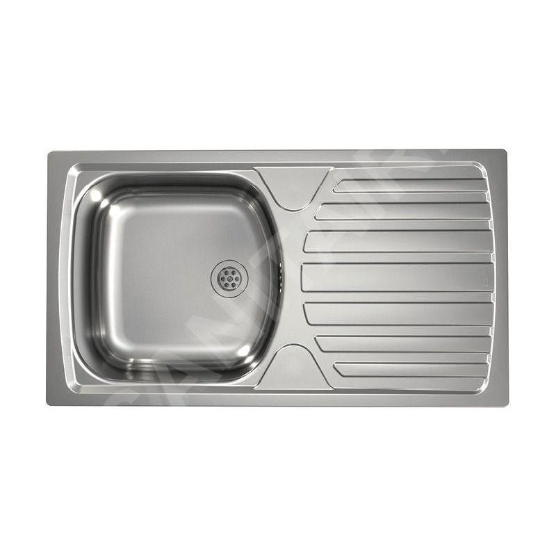 Alveus Basic - Évier 780x435 mm, vidage 60 mm, inox 1136534